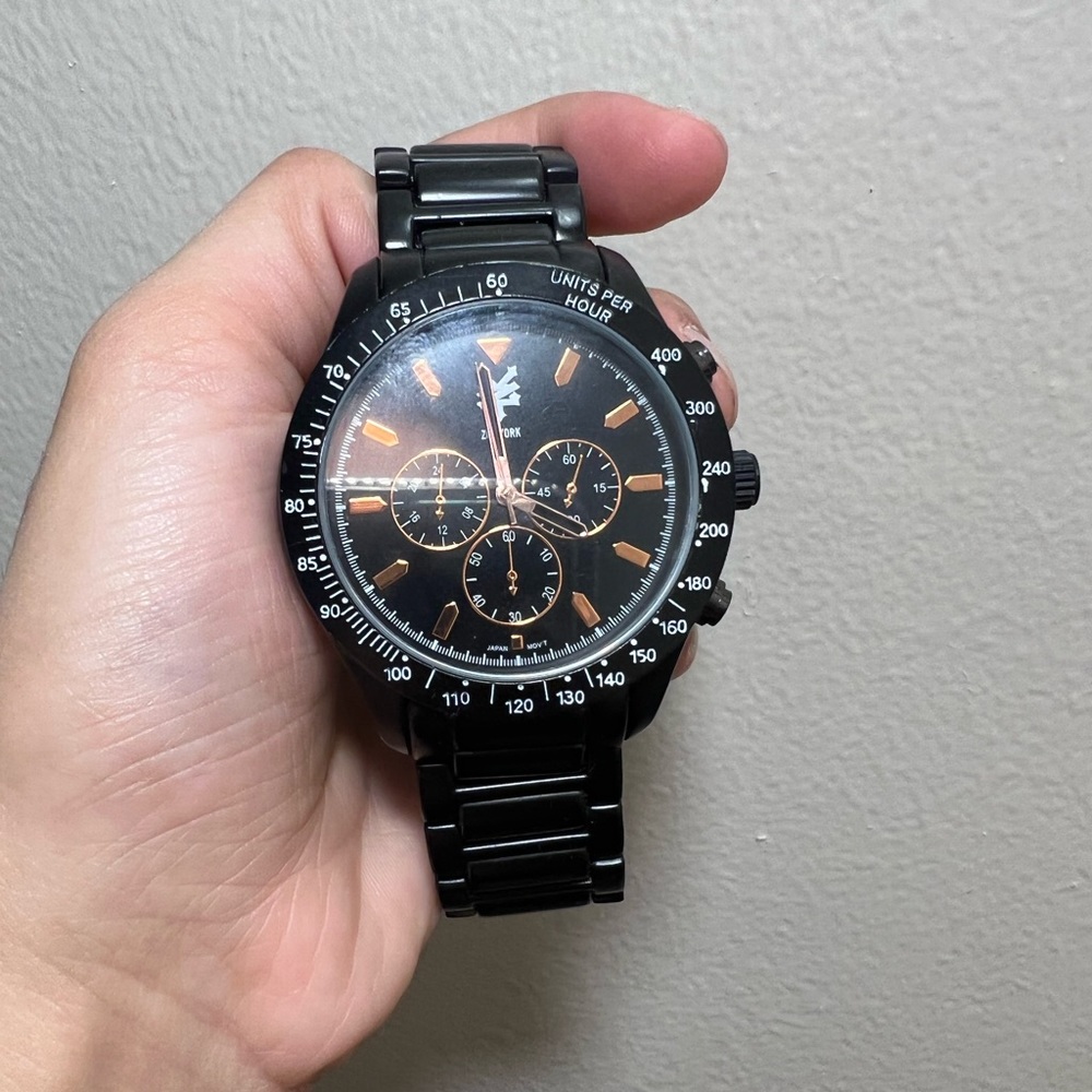 All blacked out watch, very nice